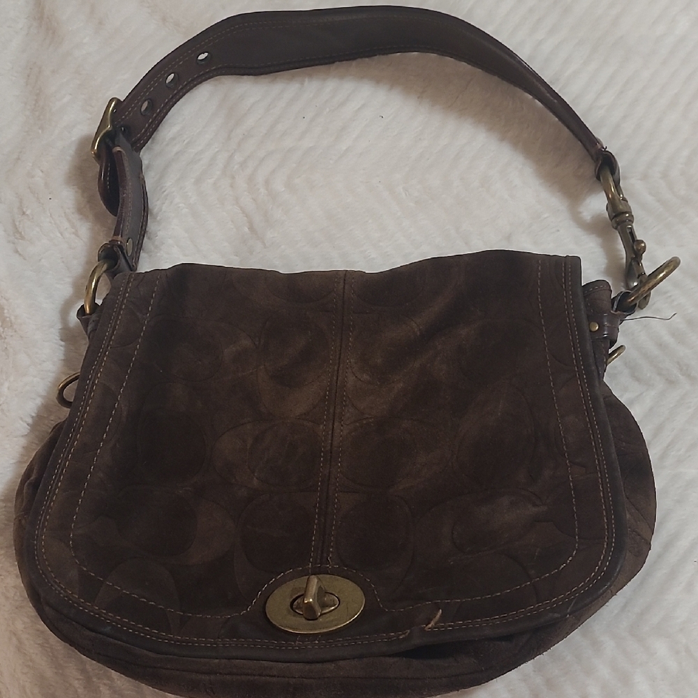 Brown Leather Shoulder Bag